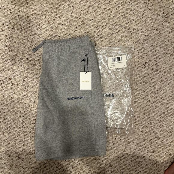 Aime-leon-dore Men's Grey Joggers-tracksuits